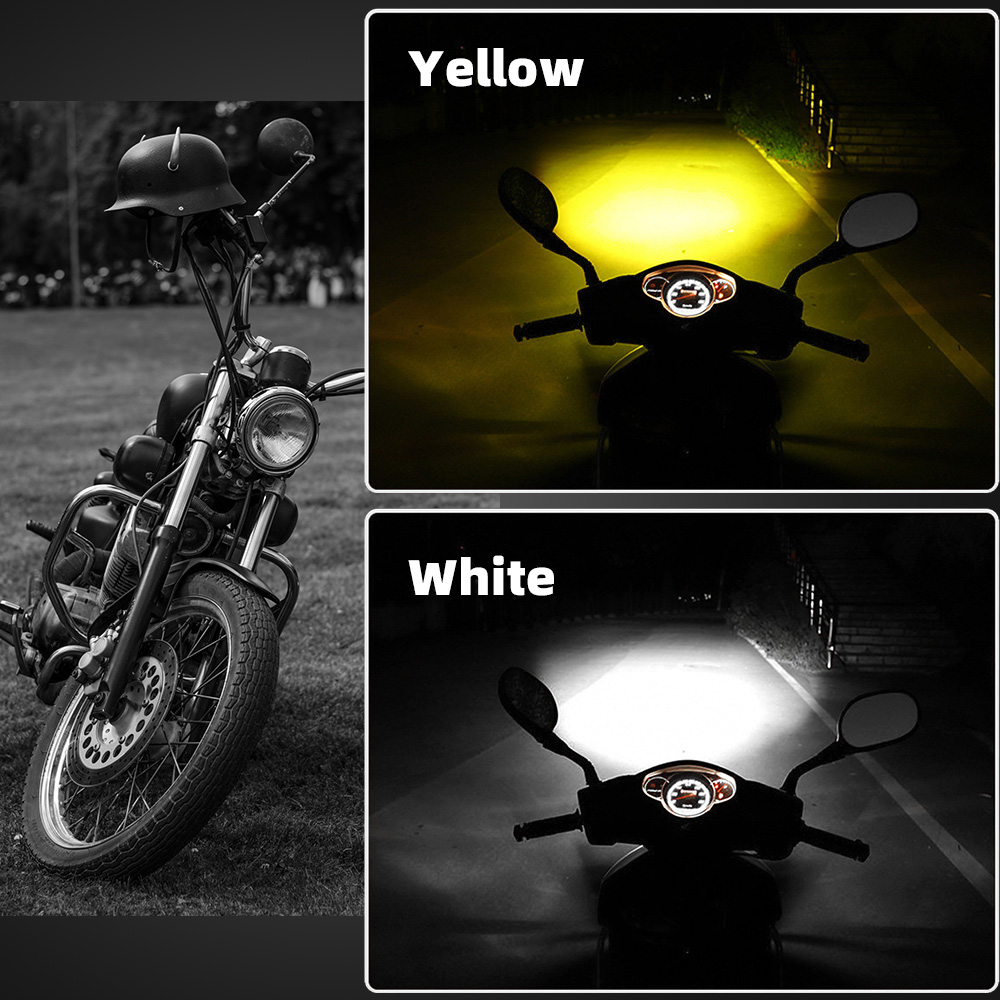 Motorcycle Lighting System LED Motorcycle Light Bulb Waterproof Lights Fog Spotlight Blubs