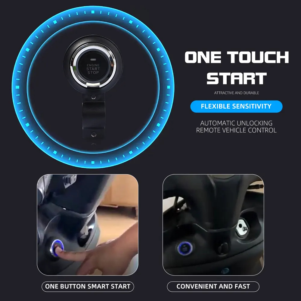 Waterproof APP smart remote control Security Theft Protection motorbike alarm alarma para motos motorcycle locks