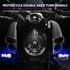 Motorcycle Universal 12V White Power Lighting System Led Turn Tail Signal Angel Eyes Motorbike Indicator Light