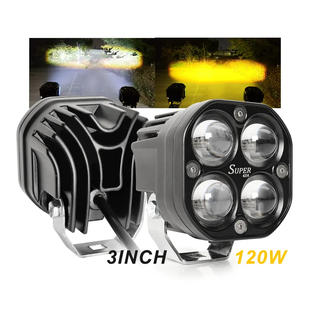 4x4 Offroad 5D Projector Led Driving Spotlight Auxiliary Light Led Off Road Fog Lamp 12V 24V 3 Inch Light