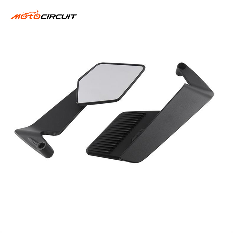 Motorbikes Side Wing Rearview Spoiler Mirrors Motorcycle Riding Accessories Frame Body Parts Accesorios Para Motocicletas Espejo