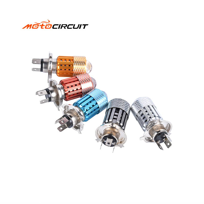 H4 Universal Mini LED Spotlights 12V Headlight Bulb for Motorbike Motorcycle Fog Light Accessories Universal Lighting Systems