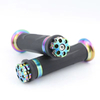 Motorcycle Handlebar Balance Iron Wine Cup Handle Glue Burning Titanium Colourful Motorcycle Handle Grip Accessories Modified