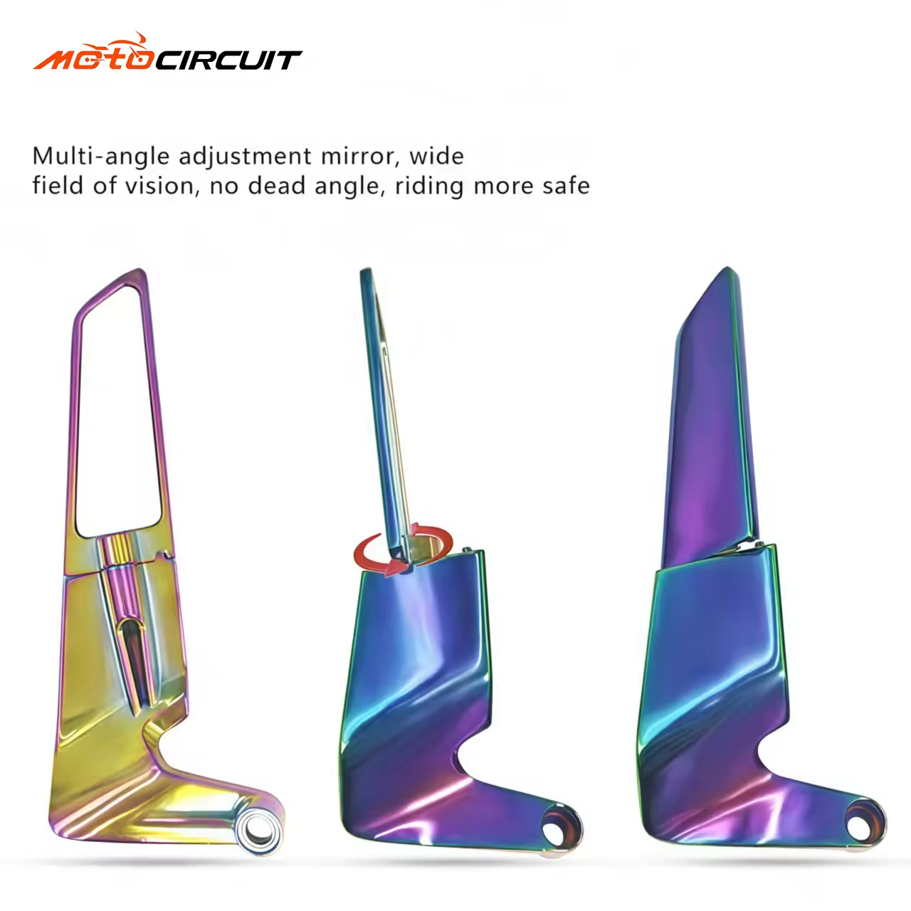 Motorcycle Modification Accessories Laser Wing Mirror Motorbike Rearview Mirror Accesorios De Motocicleta