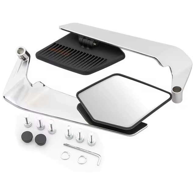 New Design Motorcycle Accessories Wind Wing Large Glass Side Mirror Universal Rear View Mirror