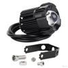 Popular Motorcycle LED Spotlight - White/Yellow Light, Small Steel Cannon Design, Aviation Aluminum Shell for Modified Headlight