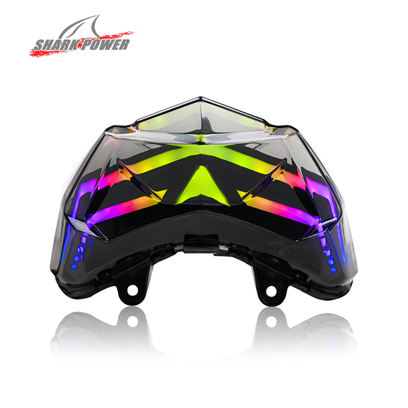 For Honda VARIO 125 2015-2017 Motorbike RGB LED Tail Light Turn Signal & Brake Indicator Motorcycle Body Parts Lighting System