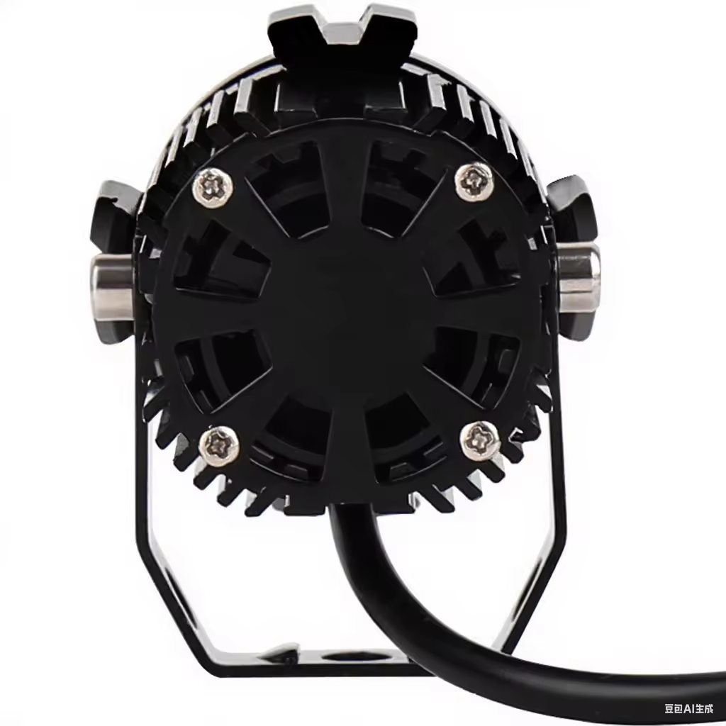 Popular Motorcycle LED Spotlight - White/Yellow Light, Small Steel Cannon Design, Aviation Aluminum Shell for Modified Headlight