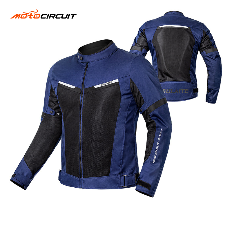 Breathable Mesh Motorcycle Jacket for Summer Riding Lightweight Windproof Cycling Protection Gear for Men and Women