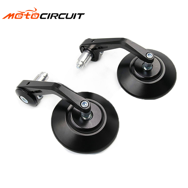 Round Motorcycle Aluminum alloy Rearview Mirror Universal Modified Electric Motorbike Spare Accessories Parts