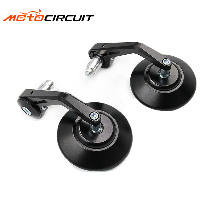 Round Motorcycle Aluminum alloy Rearview Mirror Universal Modified Electric Motorbike Spare Accessories Parts