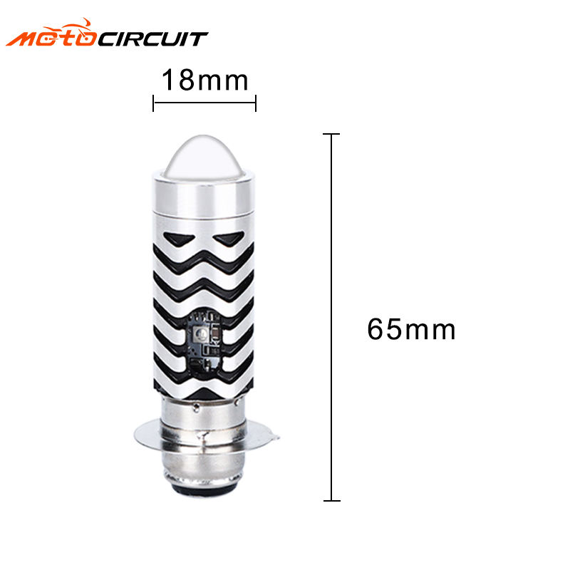 Led P15d High-Beam Lamp Bulb Universal Mini Motorcycle Projector Auxiliary Fog Moto Headlight Accessories Spare Parts
