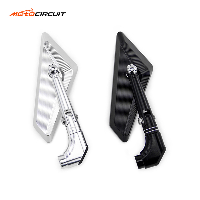 Motorbikes Side Rearview Mirrors H2C CNC Motorcycle Riding Accessories Frame Body Parts Accesorios Para Motocicletas Espejo