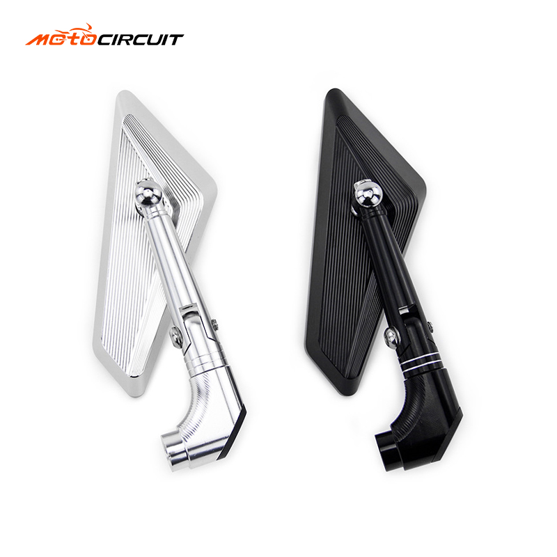 Motorbikes Side Rearview Mirrors H2C CNC Motorcycle Riding Accessories Frame Body Parts Accesorios Para Motocicletas Espejo
