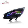 For Honda Click150 Vario150 Motorbike RGB LED Tail Light Turn Signal & Brake Indicator Lighting System Body Parts