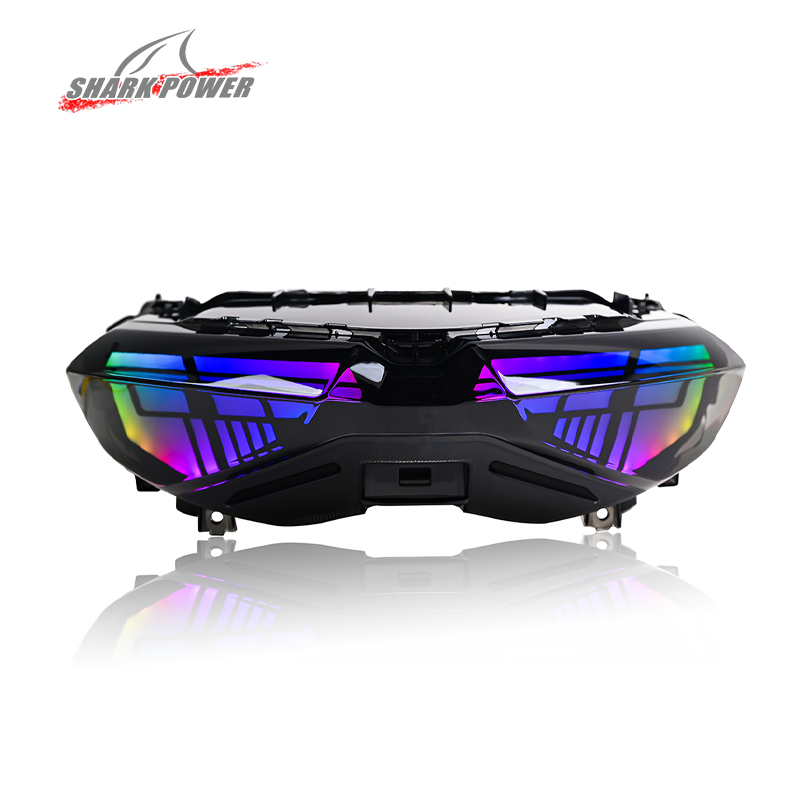 For EXCITER150 Y15ZR MXKING150 SNIPER150 Scooter RGB LED Headlight Front Lamp Essential Motorcycle Lighting Systems Accessories