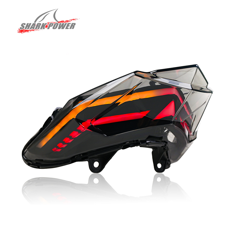 For Honda VARIO 125 2015-2017 Motorbike RGB LED Tail Light Turn Signal & Brake Indicator Motorcycle Body Parts Lighting System