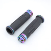 Motorcycle Handlebar Balance Iron Wine Cup Handle Glue Burning Titanium Colourful Motorcycle Handle Grip Accessories Modified