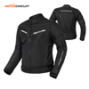 Breathable Mesh Motorcycle Jacket for Summer Riding Lightweight Windproof Cycling Protection Gear for Men and Women