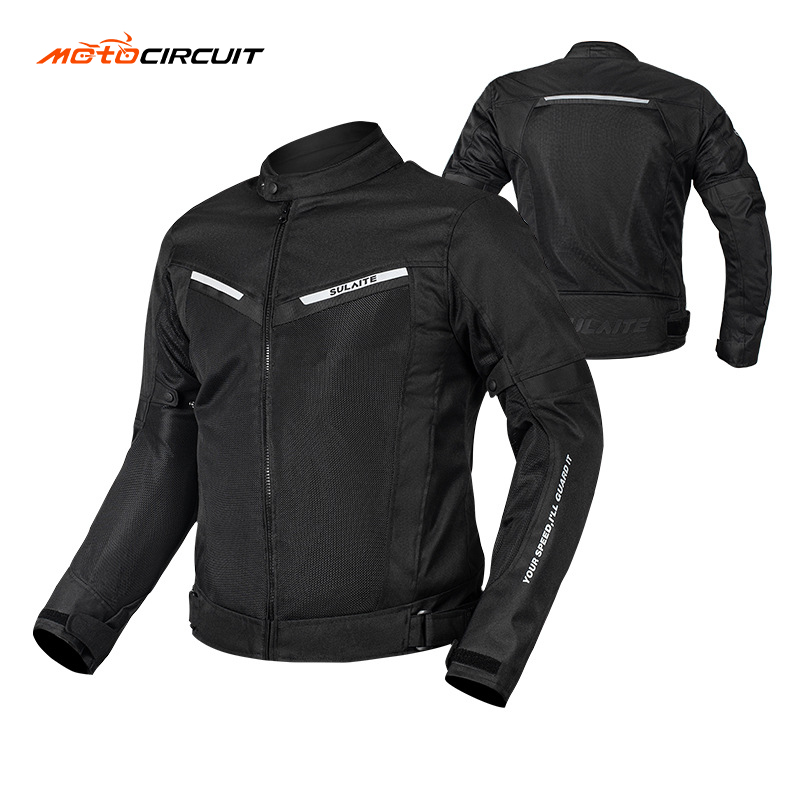 Breathable Mesh Motorcycle Jacket for Summer Riding Lightweight Windproof Cycling Protection Gear for Men and Women