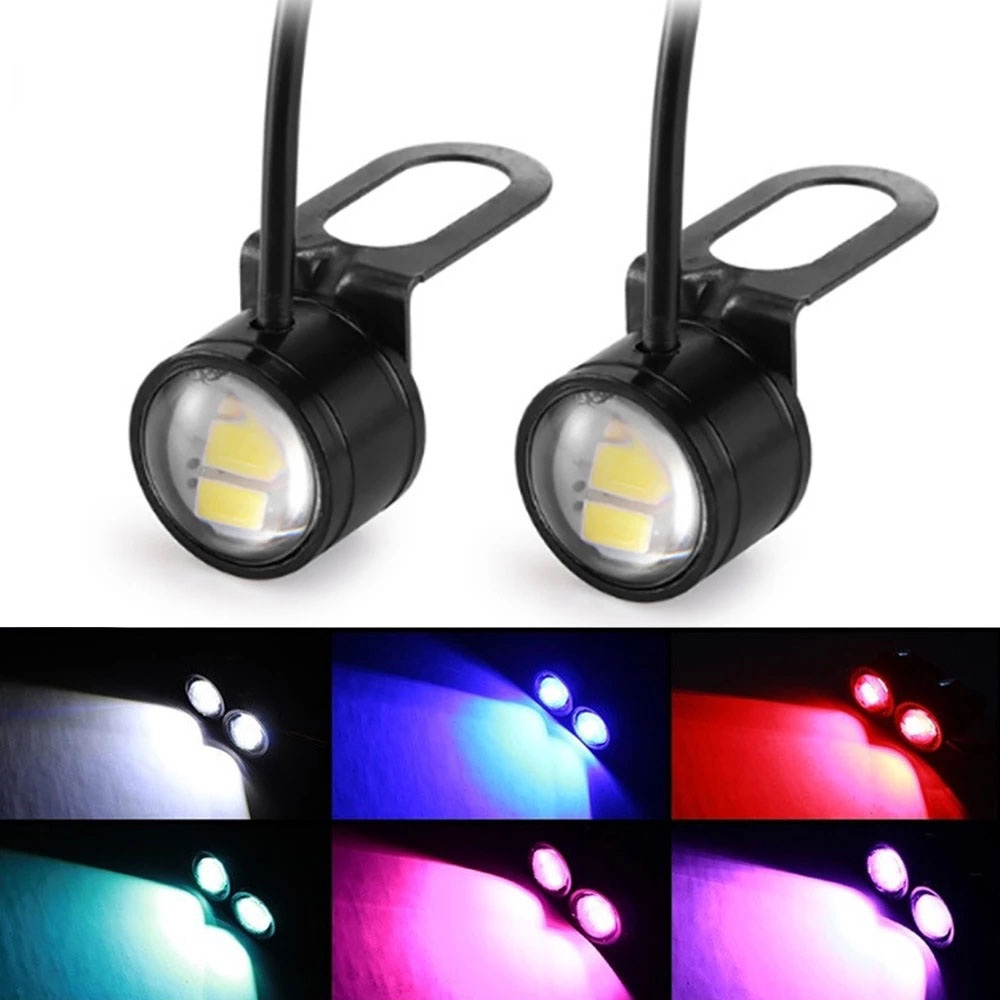 Motorbike Scooters Spotlight Fog Lamp Working Spot Light Motorcycles Head light 12-85V Super Bright 