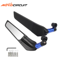 Universal Aluminum Alloy Rearview Wing Mirror Auxiliary Spoiler Modified Motorcycle Spare Parts Accessories