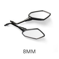 Abs Universal Great Visual Motorbike Metal Scooter Rearview Mirror Motorcycle Spare Part And Accessories