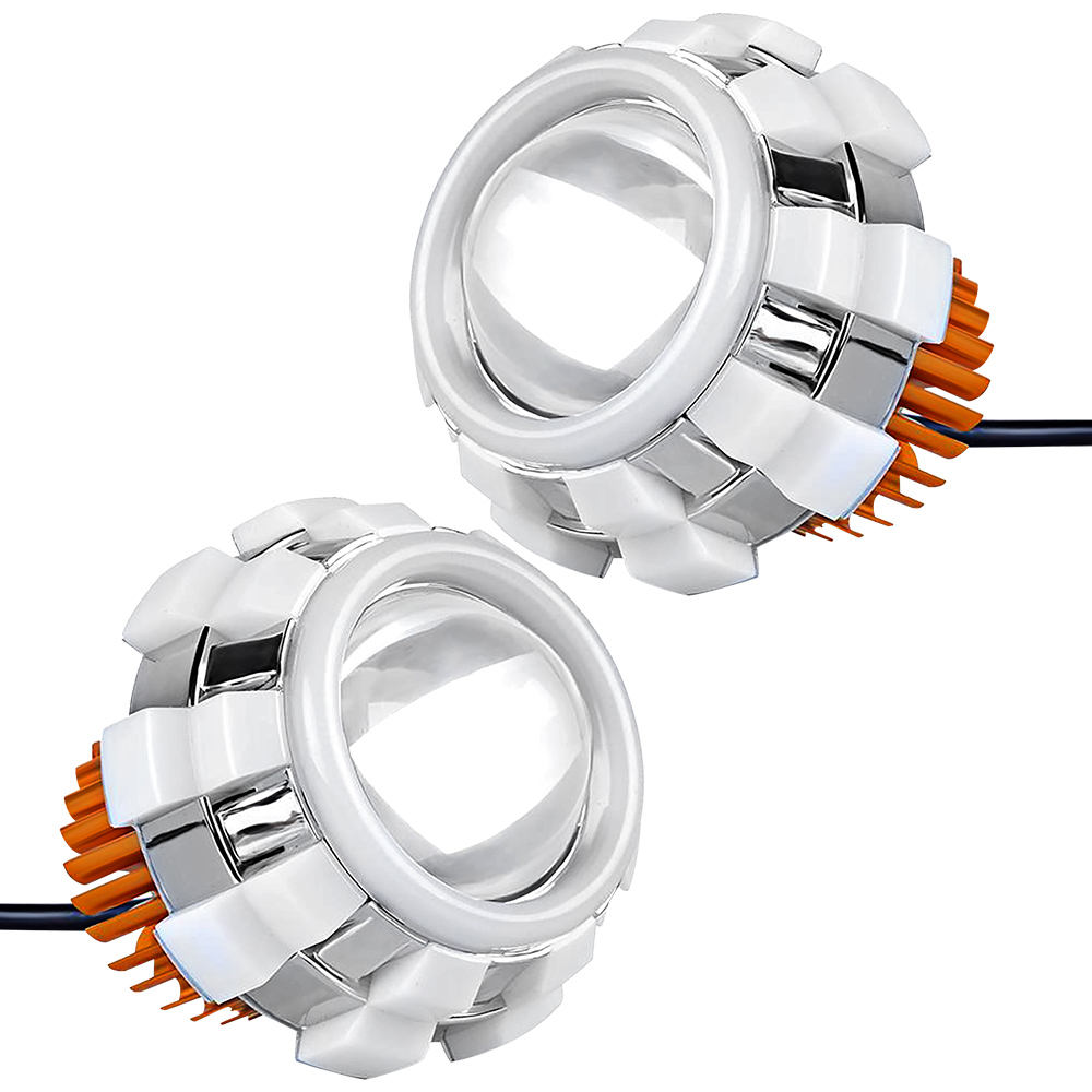 Super Bright Motorcycle White Driving Fog Spotlight Led Headlight Bulbs Universal Projector Lamp Accessories