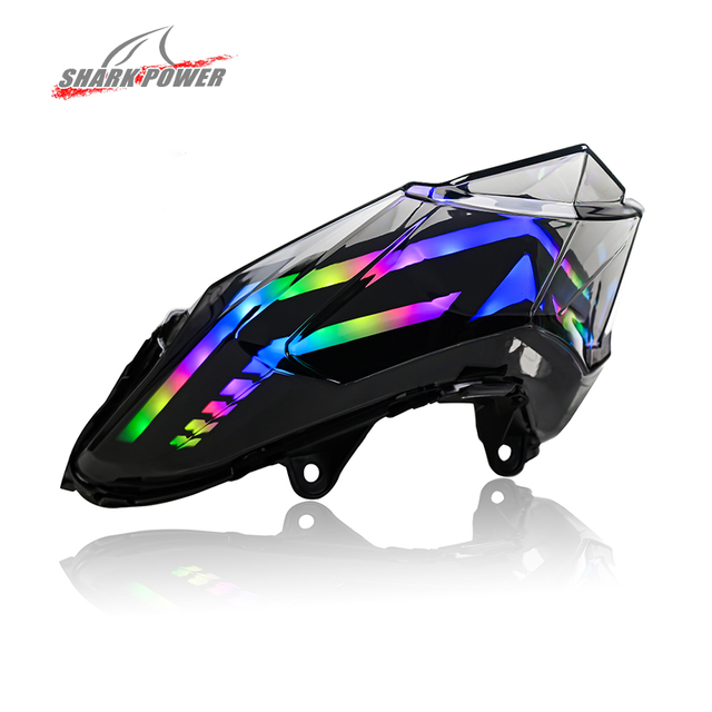 For Honda VARIO 125 2015-2017 Motorbike RGB LED Tail Light Turn Signal & Brake Indicator Motorcycle Body Parts Lighting System