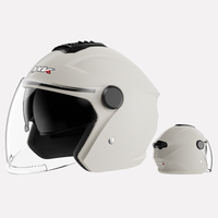 Unisex Motorcycle Accessories Helmet with Classic Style Half Face Visor Quick Release Closure Customizable Casco De Moto