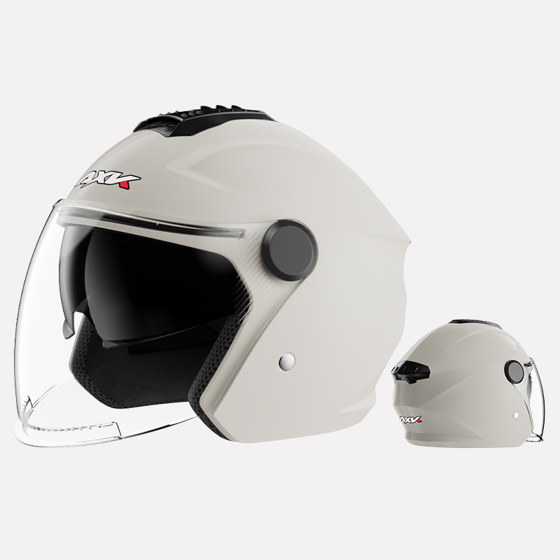 Unisex Motorcycle Accessories Helmet with Classic Style Half Face Visor Quick Release Closure Customizable Casco De Moto
