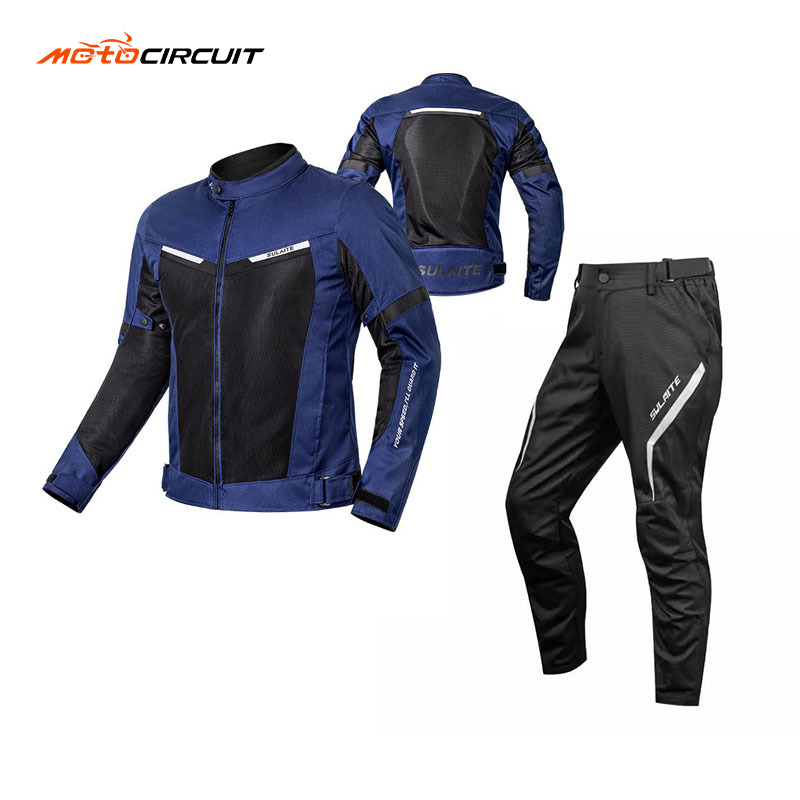 Breathable Mesh Motorcycle Jacket for Summer Riding Lightweight Windproof Cycling Protection Gear for Men and Women