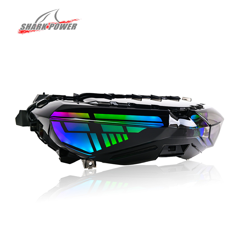 For EXCITER150 Y15ZR MXKING150 SNIPER150 Scooter RGB LED Headlight Front Lamp Essential Motorcycle Lighting Systems Accessories