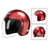 High Performance ABS Solid Color Motorcycle Half Face Helmet Universal Motorbike Accessories Casco De Motocicleta