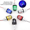 Modified Motorcycle LED Handle End Plug with Turn Signal Aluminum Alloy Grip Balance Block Universal Motorbike Accessories