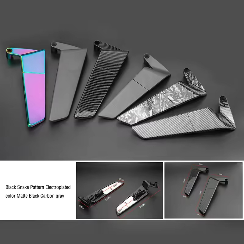 Motorcycle Modification Accessories Laser Wing Mirror Motorbike Rearview Mirror Accesorios De Motocicleta