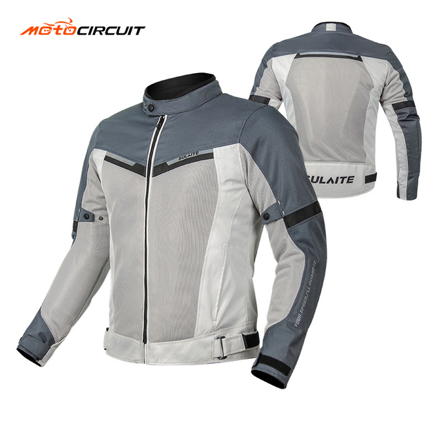 Breathable Mesh Motorcycle Jacket for Summer Riding Lightweight Windproof Cycling Protection Gear for Men and Women