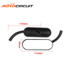 Retro Cool Black Reflective Rearview Mirror Classic Aluminum Mirror For Harley Parts Motorcycle Accessories