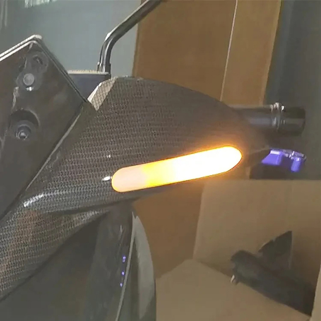 Adjustable Motorbike Rear View Mirror With Signal Led Turn Light Motorcycle Accessories Body Parts For Honda Pcx 150