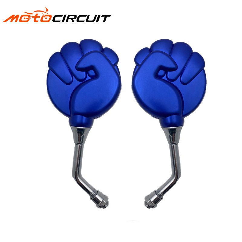 Fist Type Reflector Scooter Rearview Mirror Plastic Modified Universal Motorcycle Mirror Spare Parts Accessories No reviews yet