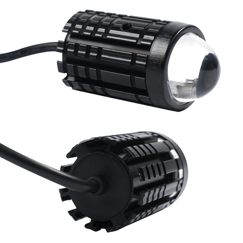 Dual Color 12v Fog Spotlights Auxiliary Headlights Motorcycle Led Universal Accessories Motorbike Spare Parts