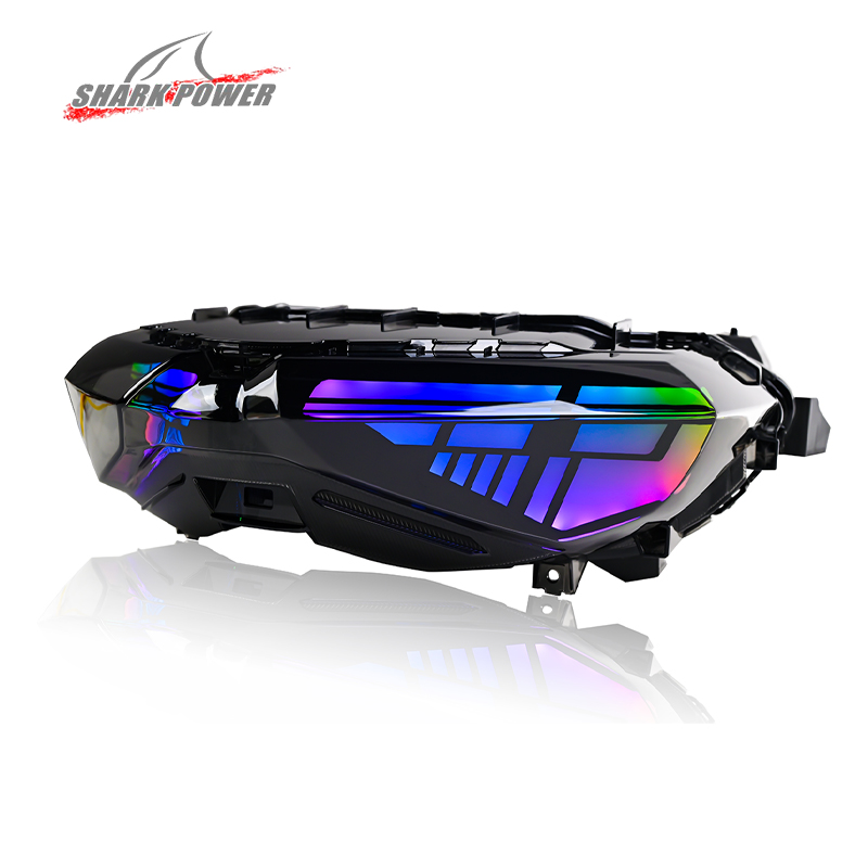 For EXCITER150 Y15ZR MXKING150 SNIPER150 Scooter RGB LED Headlight Front Lamp Essential Motorcycle Lighting Systems Accessories