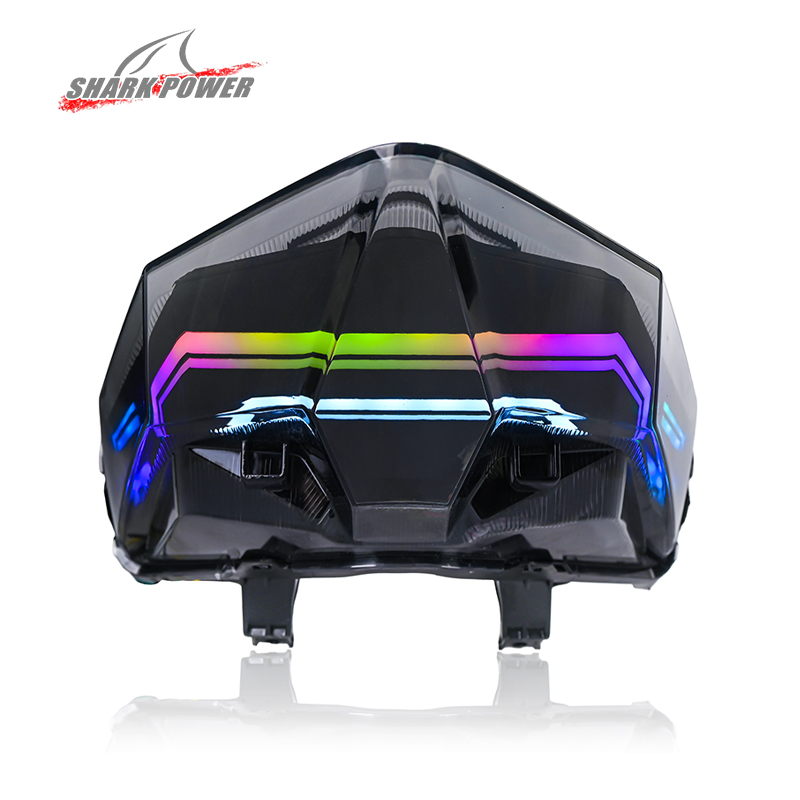 For Honda Click150 Vario150 Motorbike RGB LED Tail Light Turn Signal & Brake Indicator Lighting System Body Parts