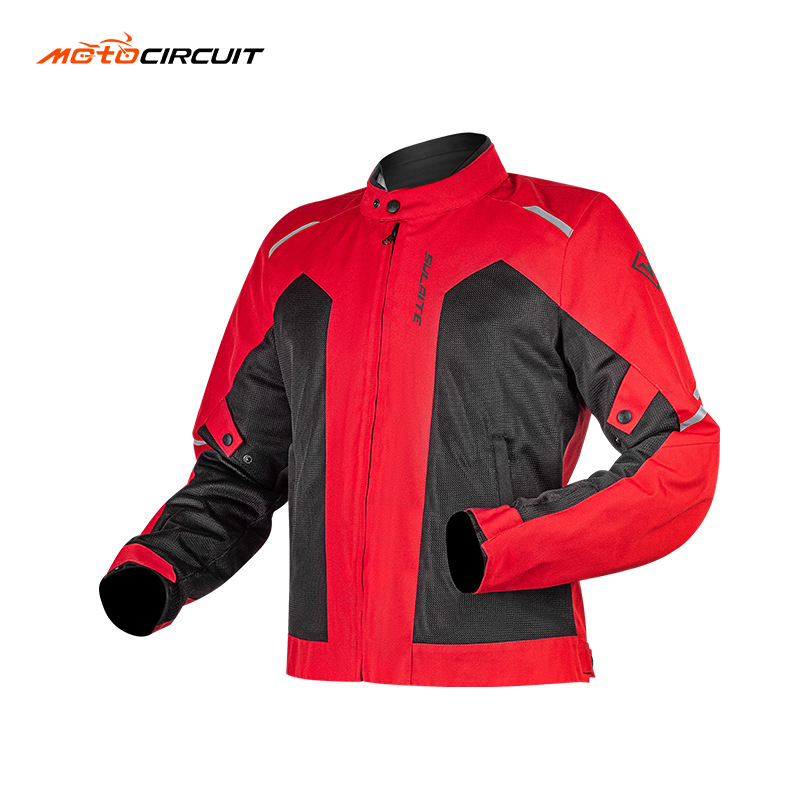 Breathable Mesh Motorcycle Jacket for Summer Riding Lightweight Windproof Cycling Protection Gear for Men and Women
