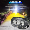 Motorcycle 30000lm 120w Bi-lens H4 Dual Auxillary Lens 12v Projector Super Bright Universal Work Led Fog/driving Lights