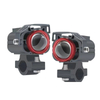 Sharp Flash Dual Color Led Motorcycle Fog Spotlight Aluminum Alloy IP67 Headlight Driving Light Motorcycle Accessories