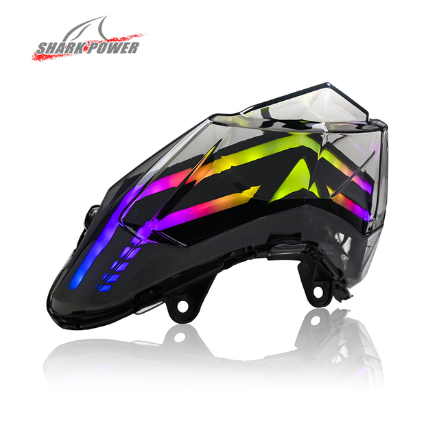 For Honda VARIO 125 2015-2017 Motorbike RGB LED Tail Light Turn Signal & Brake Indicator Motorcycle Body Parts Lighting System