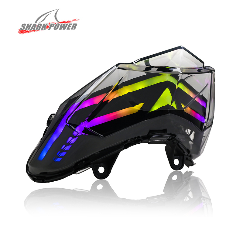For Honda VARIO 125 2015-2017 Motorbike RGB LED Tail Light Turn Signal & Brake Indicator Motorcycle Body Parts Lighting System