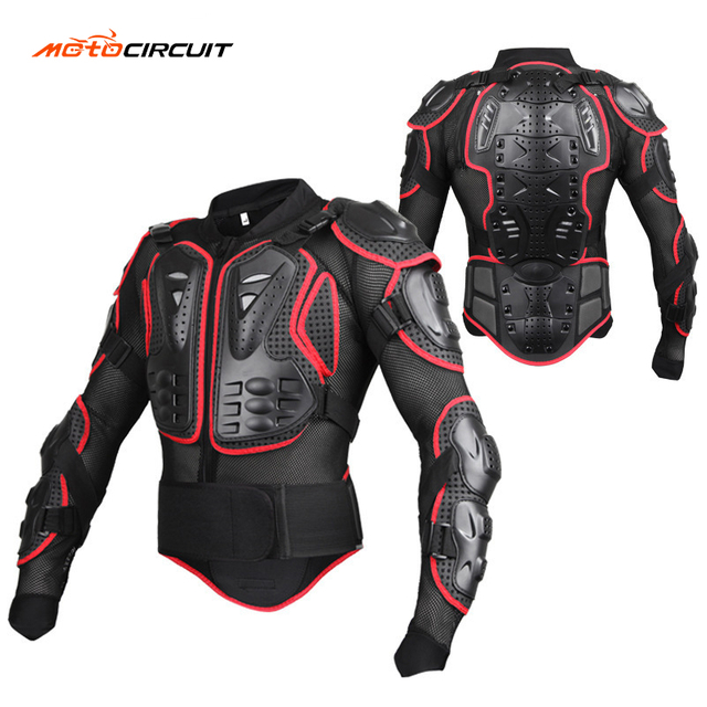 Breathable and Lightweight Outdoor Riding Full Set of Protective Gear Motorcycle armor Jacket with Elbow/knee/back Protectors