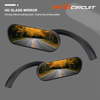 Retro Cool Black Reflective Rearview Mirror Classic Aluminum Mirror For Harley Parts Motorcycle Accessories